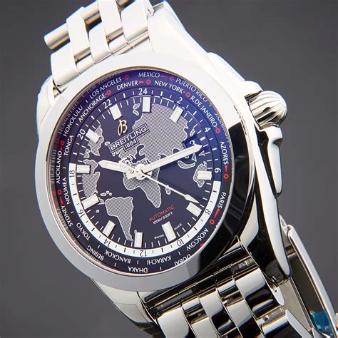 pre owned breitling galactic 36|Breitling galactic unitime sleekt.